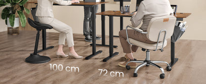 SONGMICS Height-Adjustable Electric Desk, 60 x 120 x (72-120), Adjustable Table, Memory Function for 4 Heights