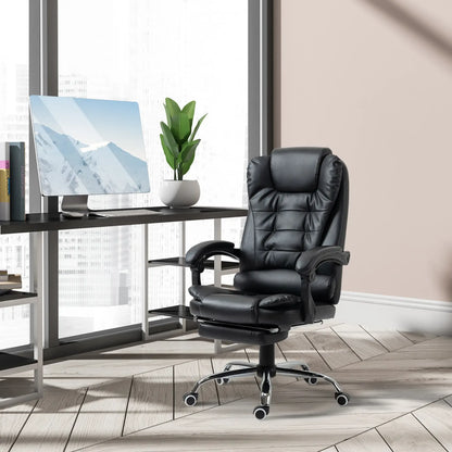Chaise de bureau à dossier haut Axel avec appui-tête, accoudoirs réglables et soutien lombaire intégré