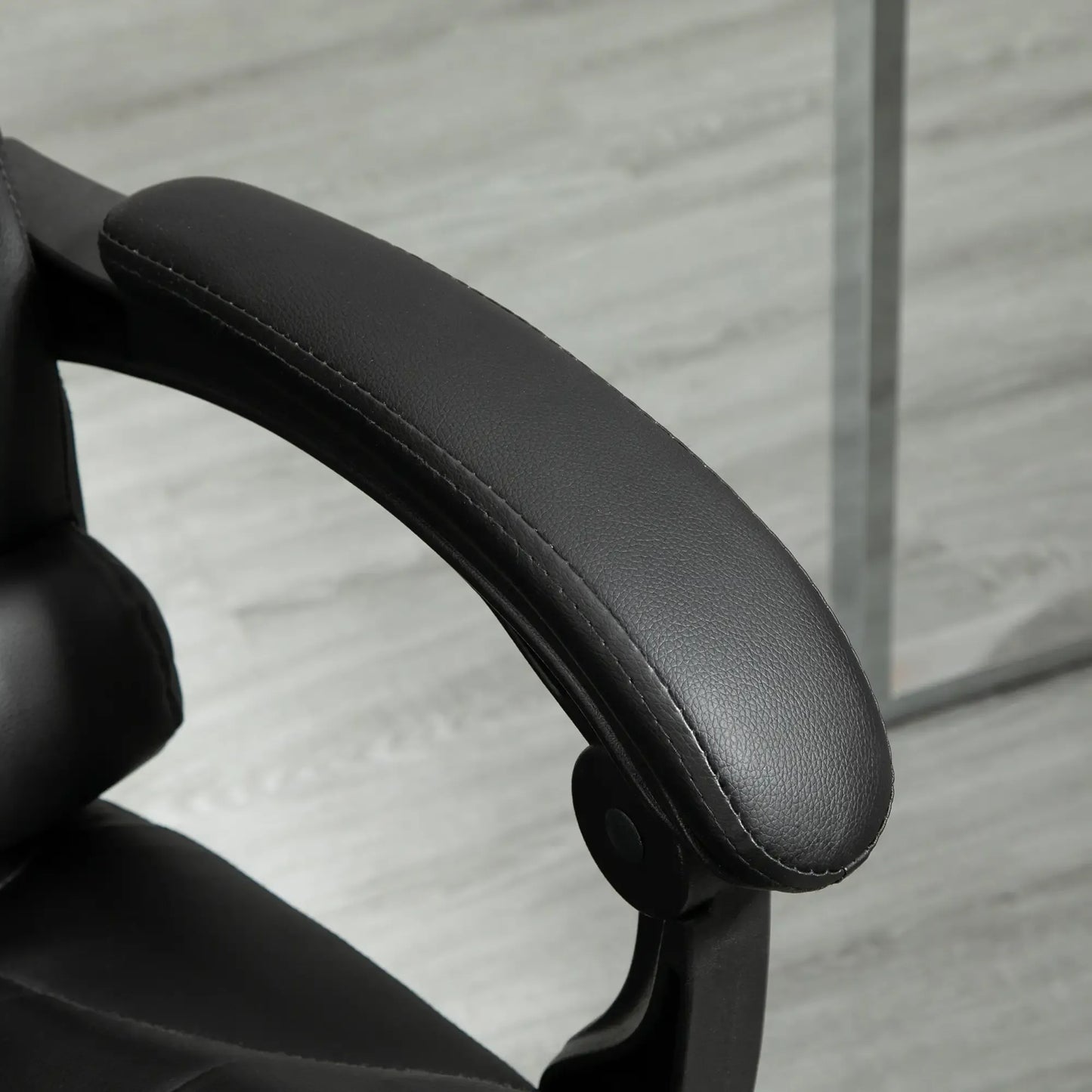 Chaise de bureau à dossier haut Axel avec appui-tête, accoudoirs réglables et soutien lombaire intégré