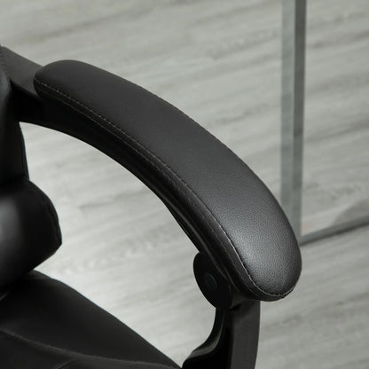Chaise de bureau à dossier haut Axel avec appui-tête, accoudoirs réglables et soutien lombaire intégré